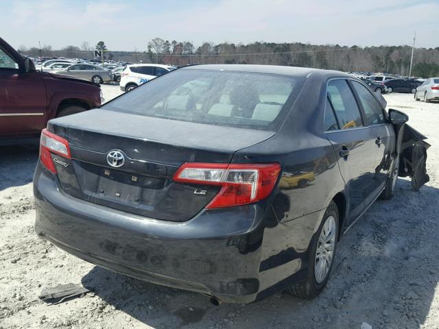 4T1BF1FK2DU266510 - 2013 TOYOTA CAMRY L GRAY photo 4