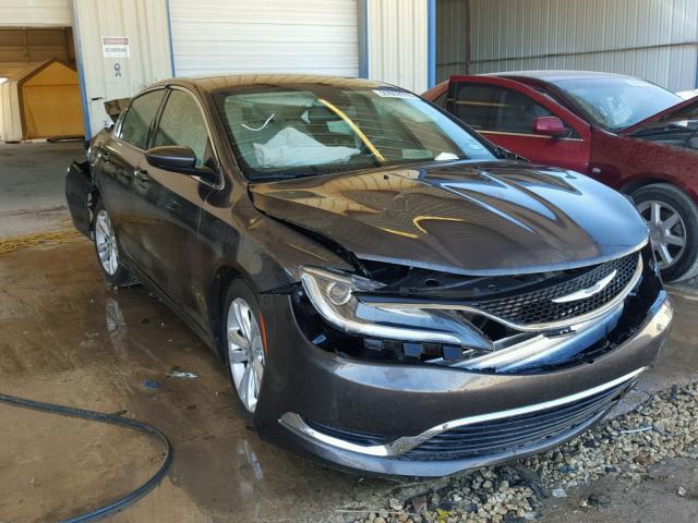 1C3CCCAB7FN760948 - 2015 CHRYSLER 200 LIMITE GRAY photo 1