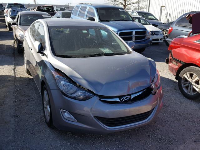 KMHDH4AE5CU464910 - 2012 HYUNDAI ELANTRA GL SILVER photo 1