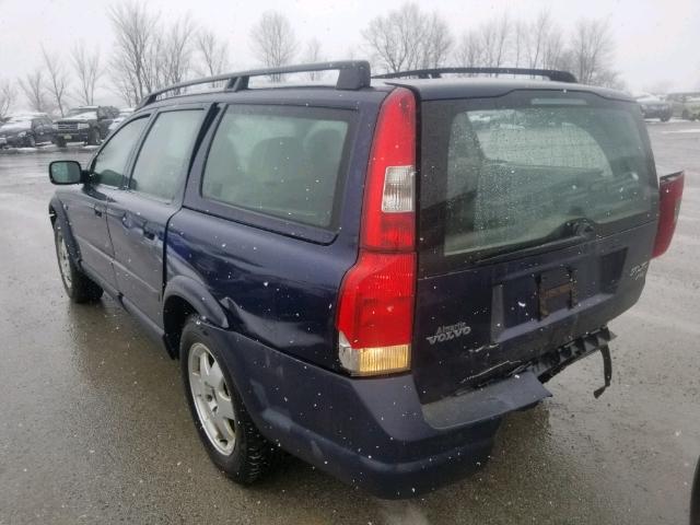 YV1SZ58D221056869 - 2002 VOLVO V70 XC BLUE photo 3