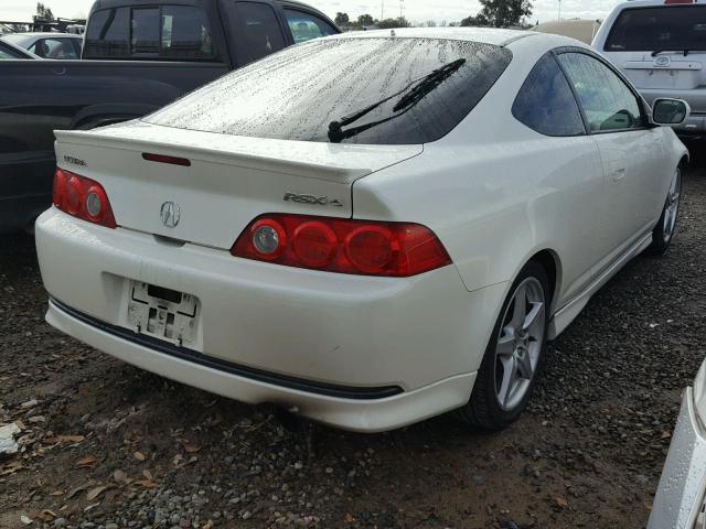 JH4DC53025S016695 - 2005 ACURA RSX TYPE-S WHITE photo 4