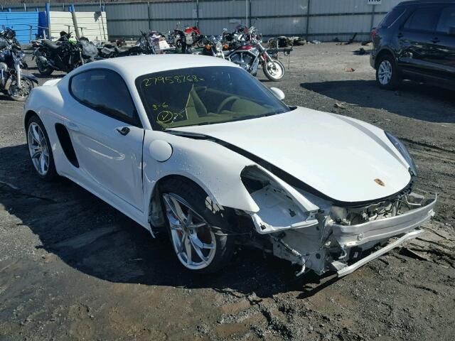 WP0AB2A85HS285387 - 2017 PORSCHE CAYMAN S WHITE photo 1