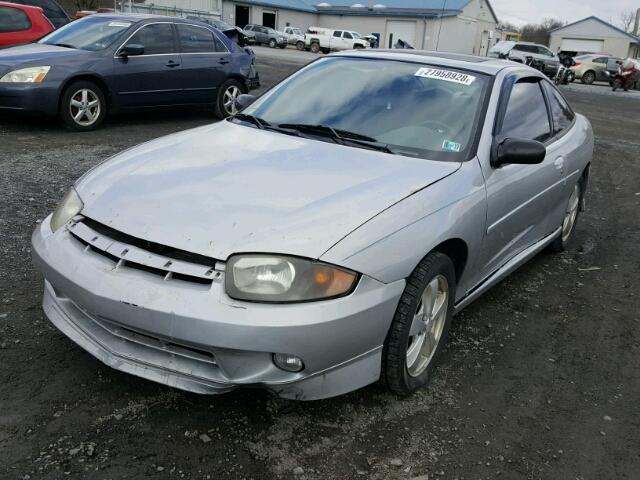 1G1JH12F547115252 - 2004 CHEVROLET CAVALIER L SILVER photo 2