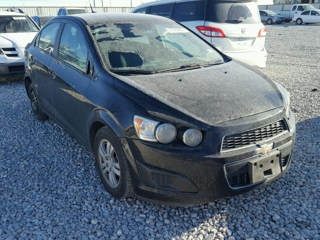 1G1JC5SH4C4101589 - 2012 CHEVROLET SONIC LT BLACK photo 1