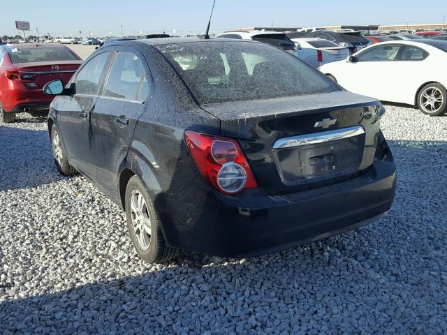 1G1JC5SH4C4101589 - 2012 CHEVROLET SONIC LT BLACK photo 3