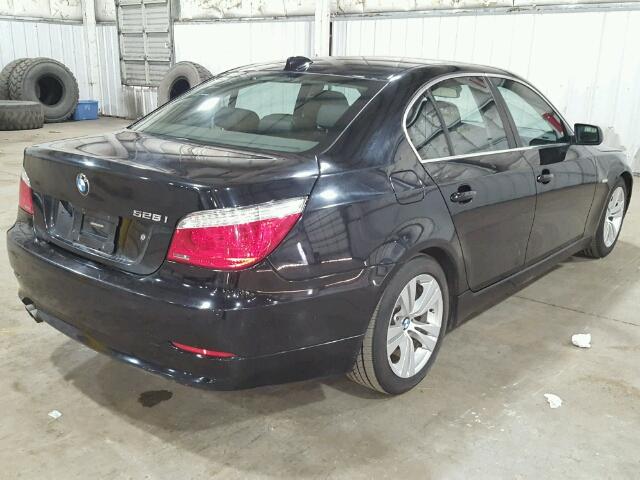 WBANU53509C117892 - 2009 BMW 528 I BLACK photo 4