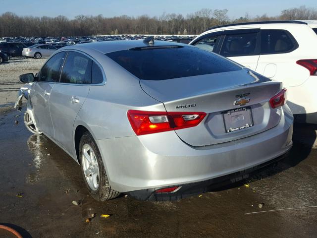 1G1ZB5ST7HF275680 - 2017 CHEVROLET MALIBU LS ვერცხლისფერი ფოტო 3