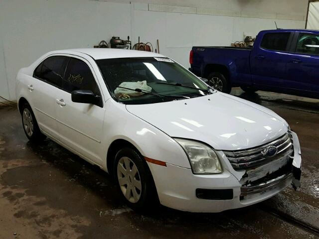 3FAHP06Z27R108544 - 2007 FORD FUSION S WHITE photo 1