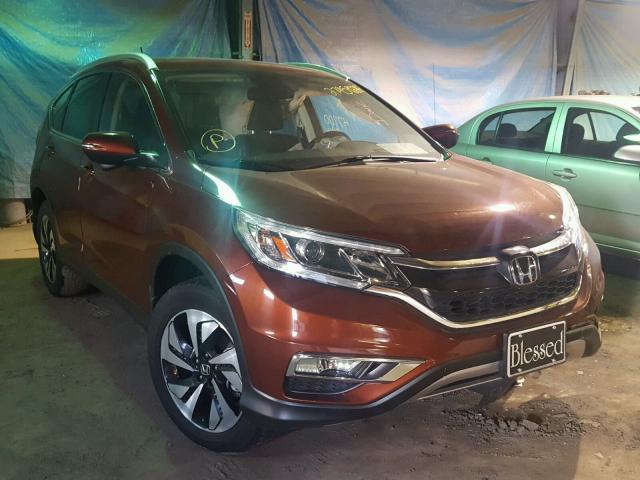 5J6RM4H94FL061679 - 2015 HONDA CR-V TOURI BROWN photo 1