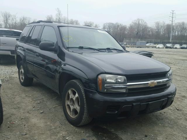 1GNDS13S672112743 - 2007 CHEVROLET TRAILBLAZE BLACK photo 1