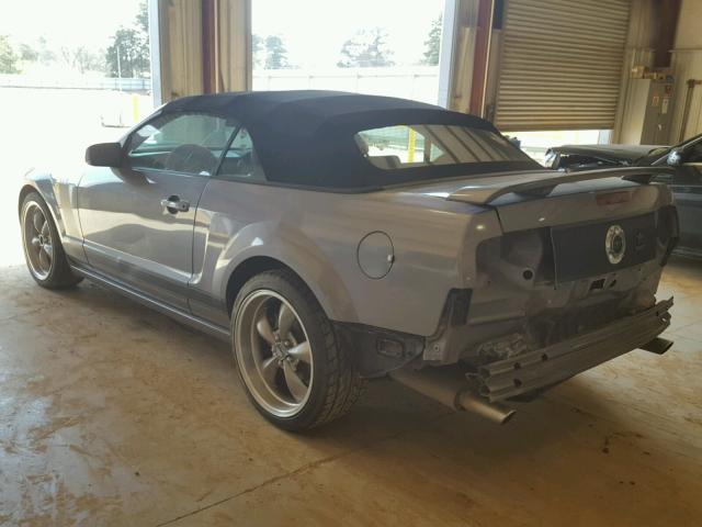 1ZVHT85H975266800 - 2007 FORD MUSTANG GT SILVER photo 3