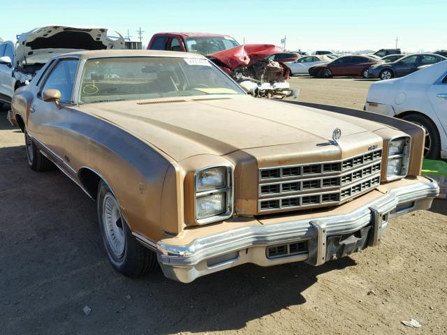 1H57L7Z504641 - 1977 CHEVROLET MONTE CARL BROWN photo 1