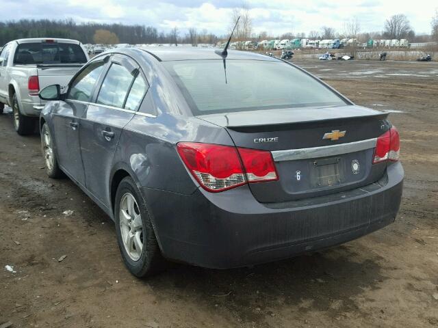 1G1PG5S95B7239193 - 2011 CHEVROLET CRUZE LT GRAY photo 3