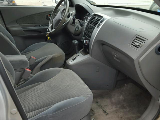 KM8JN72D77U585740 - 2007 HYUNDAI TUCSON SE SILVER photo 5