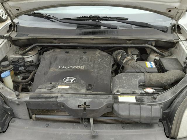 KM8JN72D77U585740 - 2007 HYUNDAI TUCSON SE SILVER photo 7