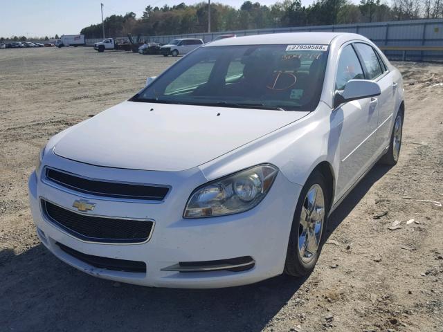 1G1ZC5E07AF304714 - 2010 CHEVROLET MALIBU 1LT WHITE photo 2