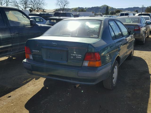 JT2EL56EXS7007294 - 1995 TOYOTA TERCEL DX GREEN photo 4