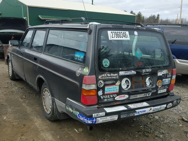 YV1AA8851L1868386 - 1990 VOLVO 240 BASE GRAY photo 3