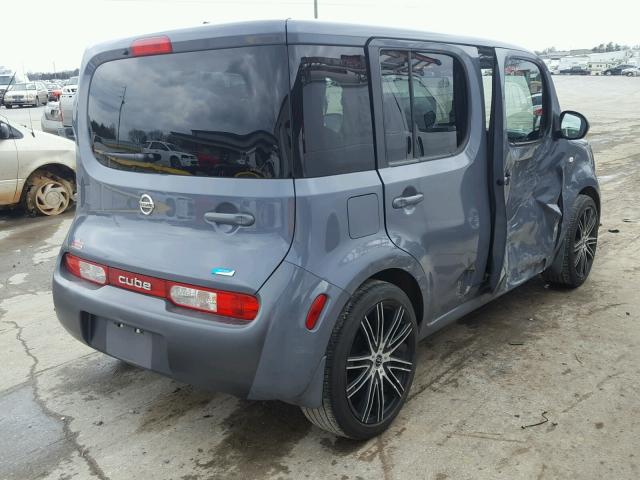 JN8AZ2KR8ET351573 - 2014 NISSAN CUBE S GRAY photo 4