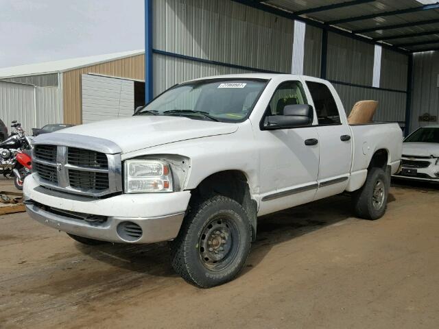 3D7KS28C26G123838 - 2006 DODGE RAM 2500 S WHITE photo 2