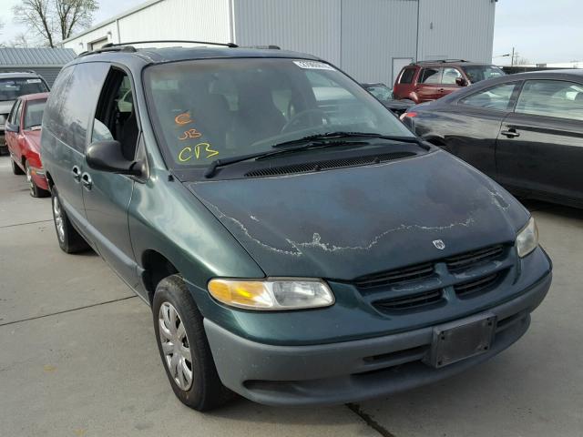 1B4GPV4R9XB869105 - 1999 DODGE CARAVAN GREEN photo 1