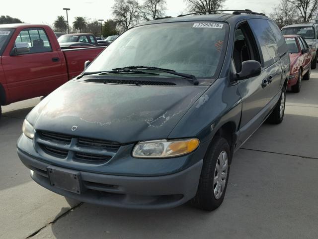 1B4GPV4R9XB869105 - 1999 DODGE CARAVAN GREEN photo 2