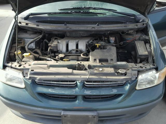 1B4GPV4R9XB869105 - 1999 DODGE CARAVAN GREEN photo 7