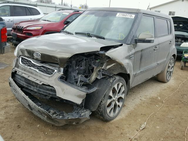 KNDJT2A67C7442053 - 2012 KIA SOUL + GREEN photo 2
