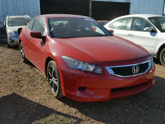 1HGCS12878A006692 - 2008 HONDA ACCORD EXL RED photo 1