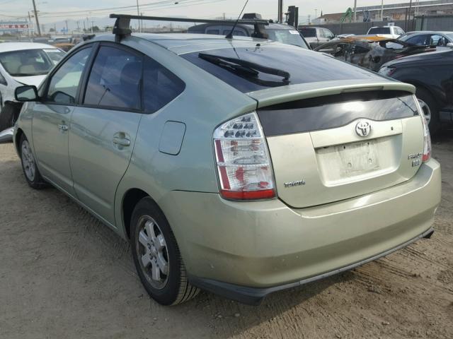 JTDKB20U263139409 - 2006 TOYOTA PRIUS GREEN photo 3