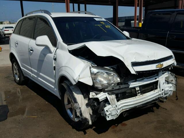 3GNAL3EK5DS606102 - 2013 CHEVROLET CAPTIVA LT WHITE photo 1