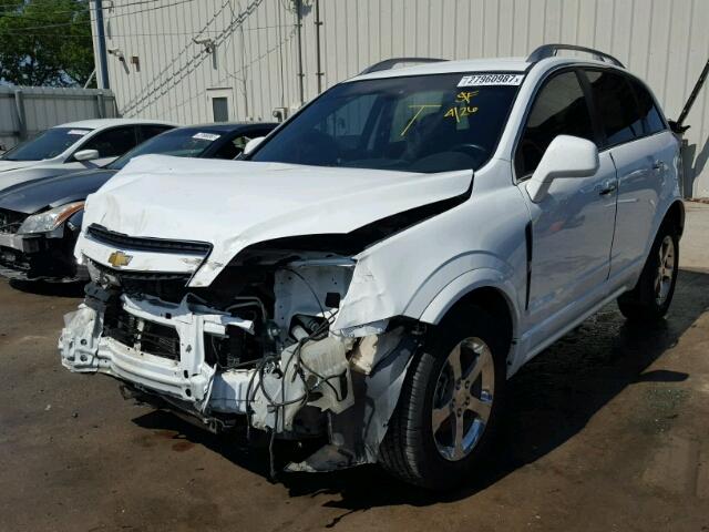 3GNAL3EK5DS606102 - 2013 CHEVROLET CAPTIVA LT WHITE photo 2