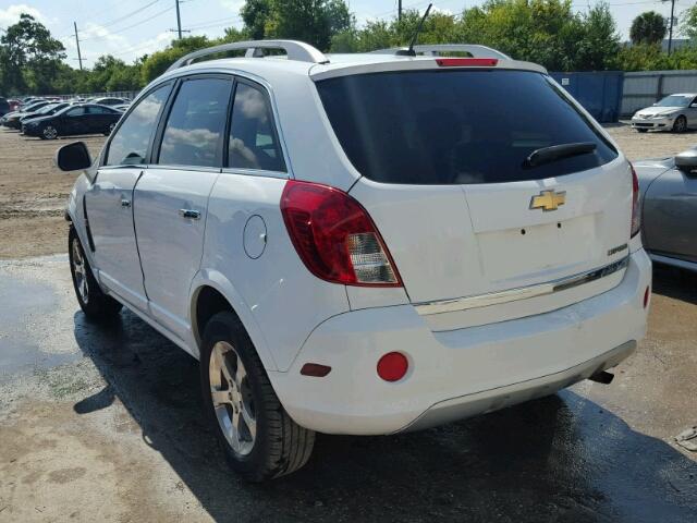 3GNAL3EK5DS606102 - 2013 CHEVROLET CAPTIVA LT WHITE photo 3