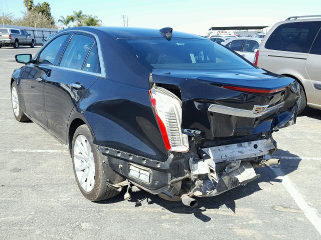 1G6AR5S38F0135804 - 2015 CADILLAC CTS LUXURY BLACK photo 3