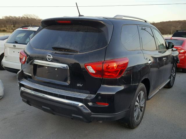 5N1DR2MN2HC667313 - 2017 NISSAN PATHFINDER BLACK photo 4
