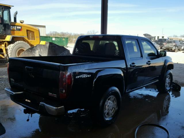 1GTDS33E988200814 - 2008 GMC CANYON BLACK photo 4