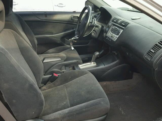1HGEM22935L038282 - 2005 HONDA CIVIC EX ვერცხლისფერი ფოტო 5