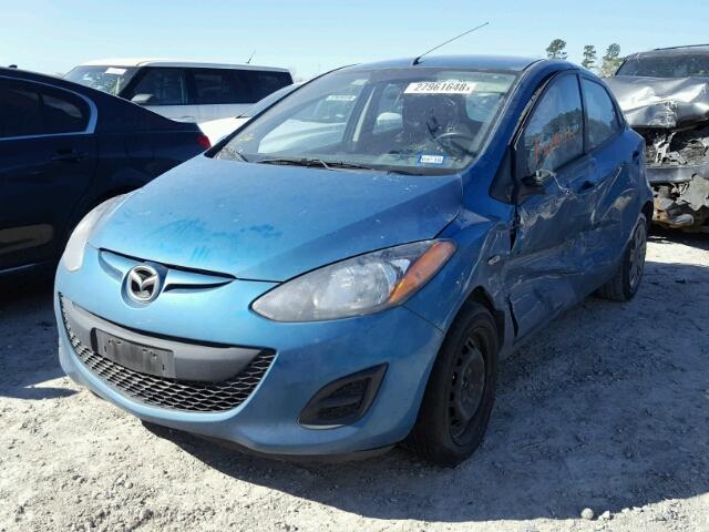 JM1DE1KY2C0139935 - 2012 MAZDA MAZDA2 BLUE photo 2