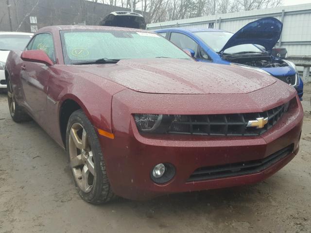 2G1FF1EV3A9177984 - 2010 CHEVROLET CAMARO LT MAROON photo 1