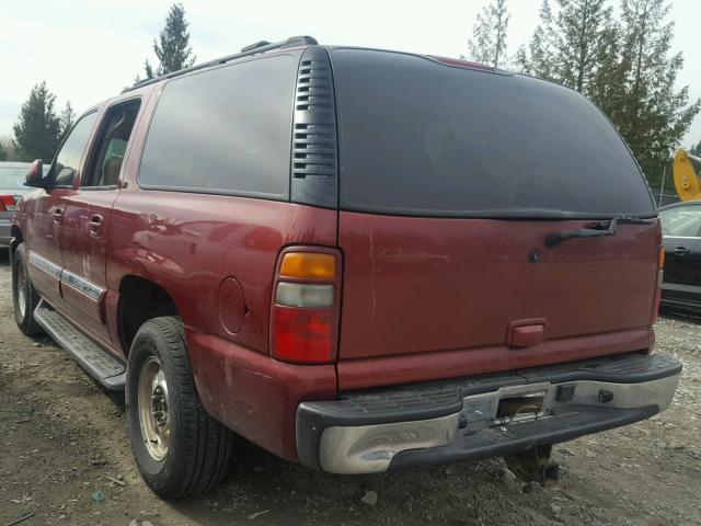 1GKFK16ZX2J339379 - 2002 GMC YUKON XL K MAROON photo 3