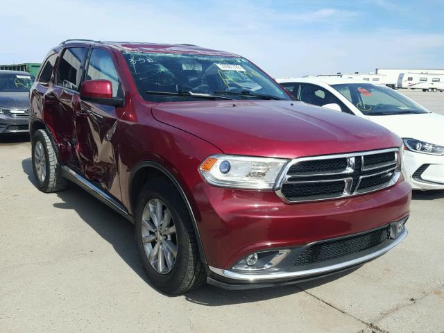 1C4RDHAG1EC277638 - 2014 DODGE DURANGO SX RED photo 1