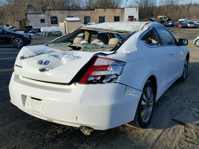 1HGCS1B70AA013576 - 2010 HONDA ACCORD EX WHITE photo 4