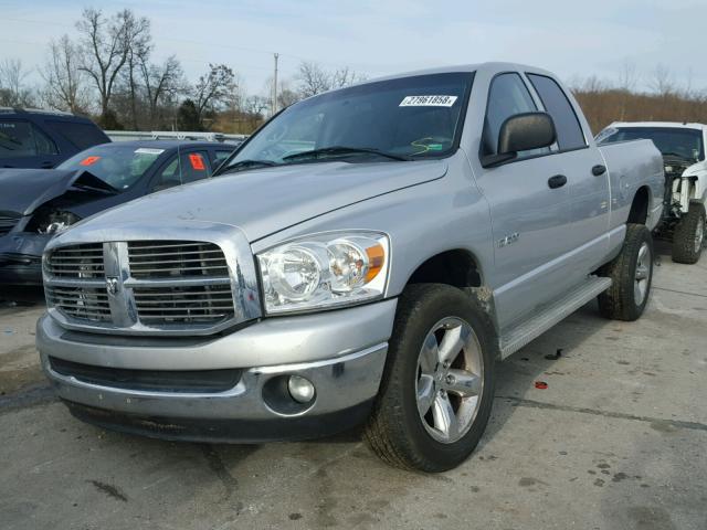 1D7HU18N48S553561 - 2008 DODGE RAM 1500 S SILVER photo 2