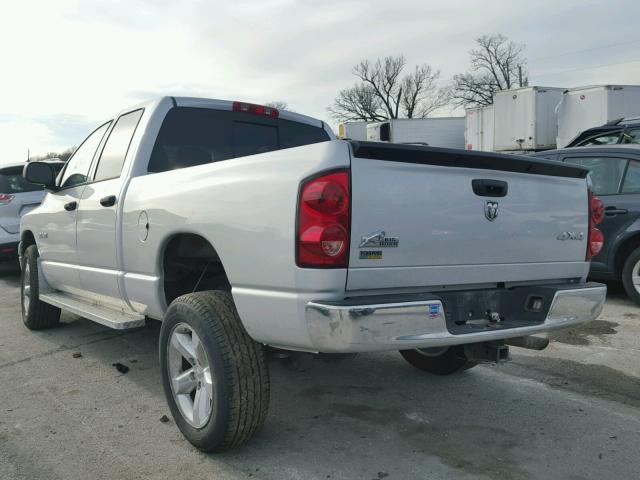 1D7HU18N48S553561 - 2008 DODGE RAM 1500 S SILVER photo 3