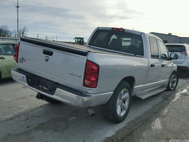 1D7HU18N48S553561 - 2008 DODGE RAM 1500 S SILVER photo 4