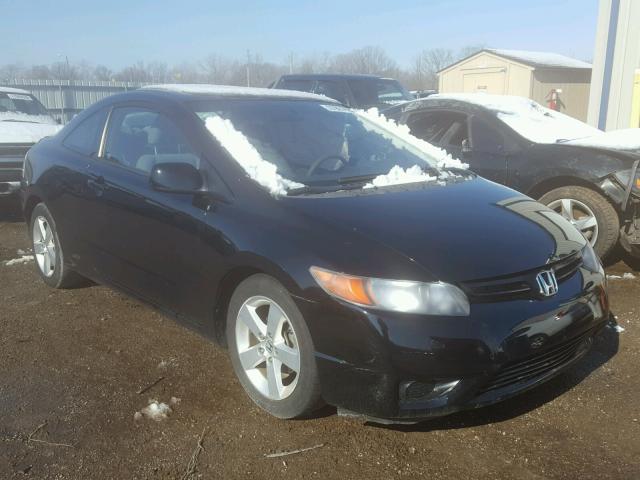 2HGFG12838H578553 - 2008 HONDA CIVIC EX BLACK photo 1