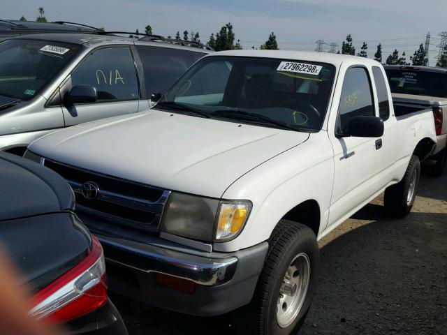 4TAVL52N2XZ539997 - 1999 TOYOTA TACOMA XTR WHITE photo 2