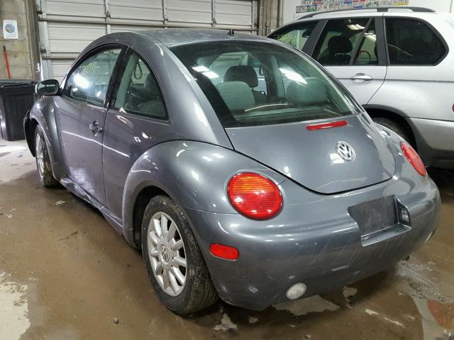 3VWCK31CX5M416642 - 2005 VOLKSWAGEN NEW BEETLE GRAY photo 3