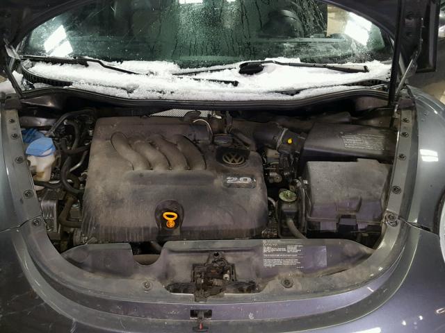 3VWCK31CX5M416642 - 2005 VOLKSWAGEN NEW BEETLE GRAY photo 7