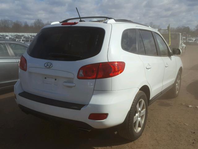 5NMSH73E79H245845 - 2009 HYUNDAI SANTA FE S WHITE photo 4